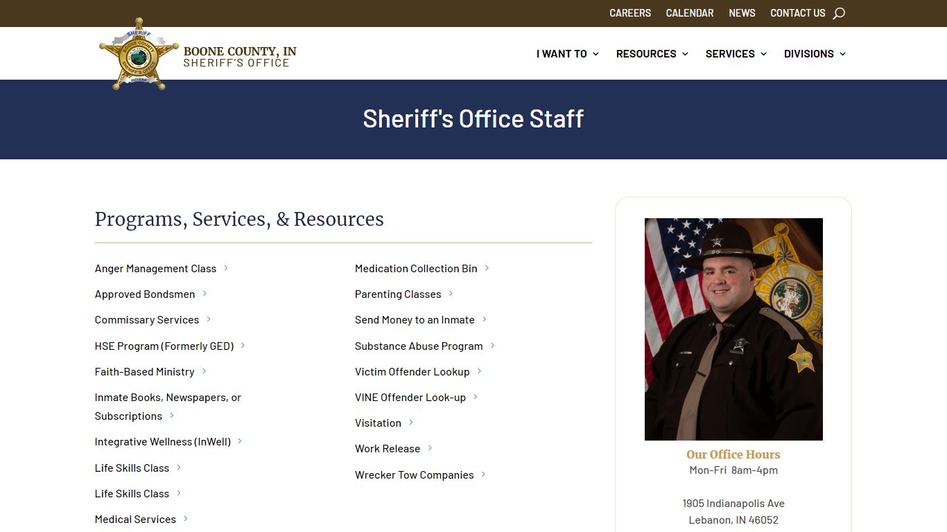Corrections-Inmate Lookup - Jailtracker - Boone County Sheriff, Indiana